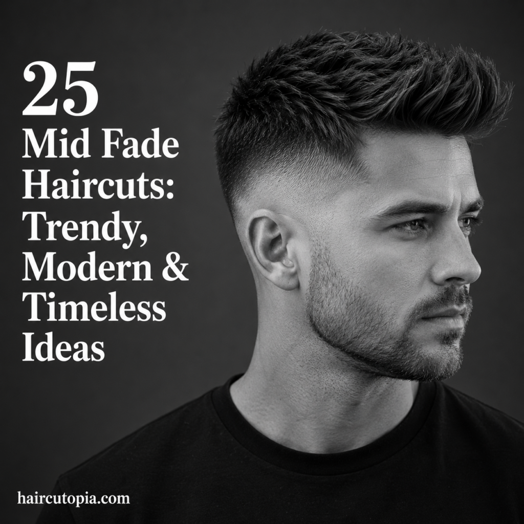 25 Mid Fade Haircuts: Trendy, Modern & Timeless Ideas