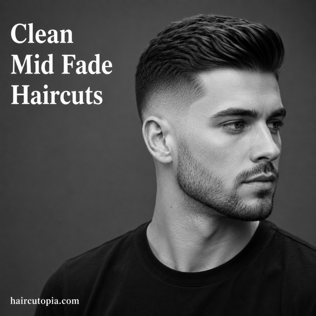 Clean Mid Fade Haircuts