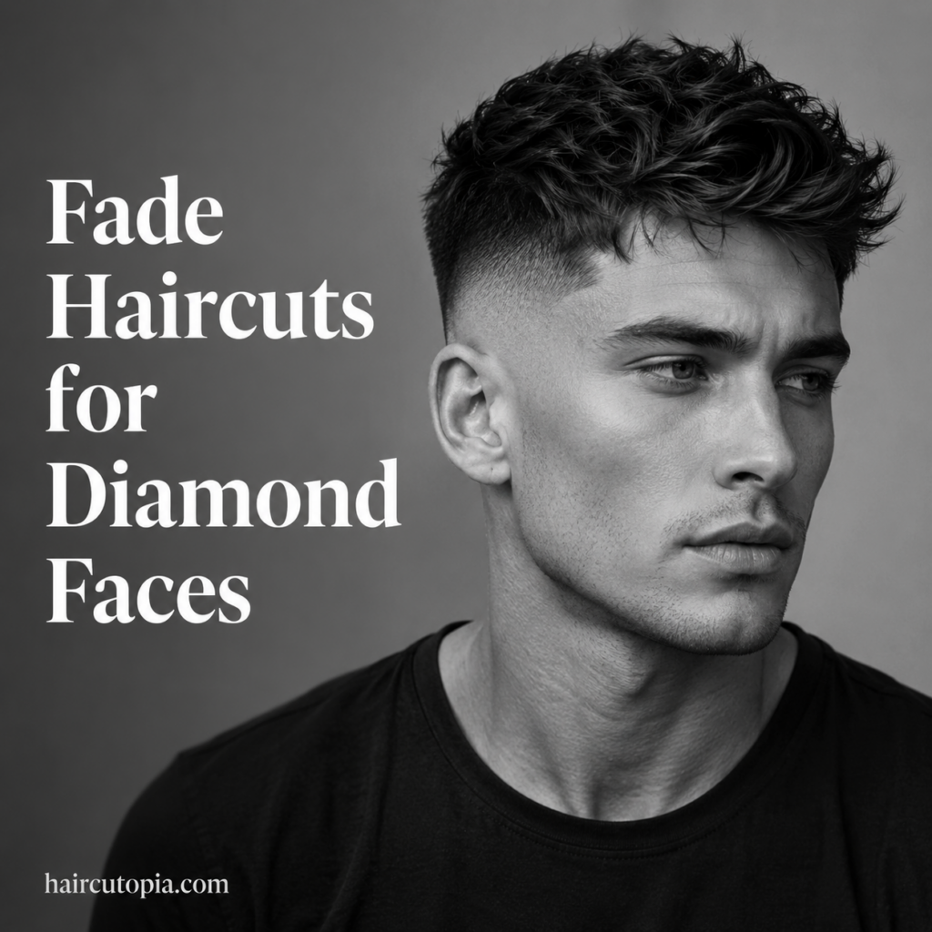 Fade Haircuts for Diamond Faces