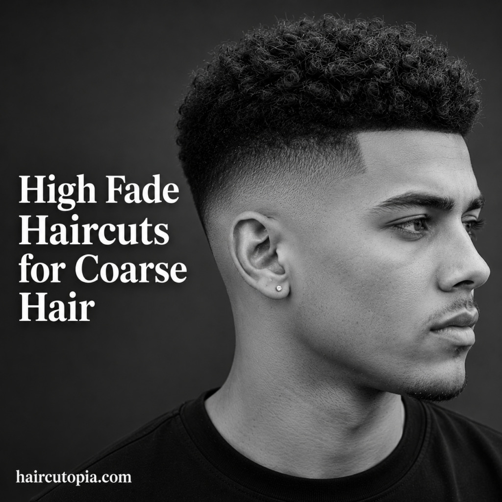 High Fade Haircuts for Coarse Hair: Sharp Styles That Control Bulk and Highlight Texture