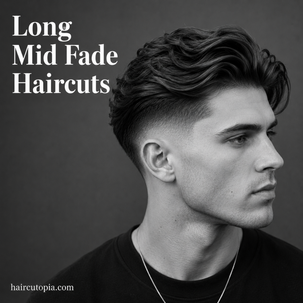Long Mid Fade Haircuts: Stylish Ways to Combine Length and Clean Faded Sides
