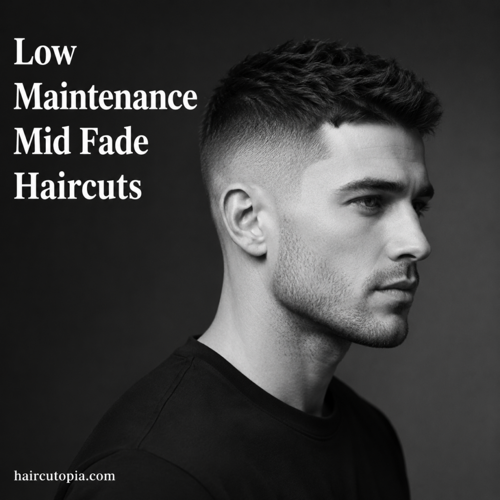Low Maintenance Mid Fade Haircuts