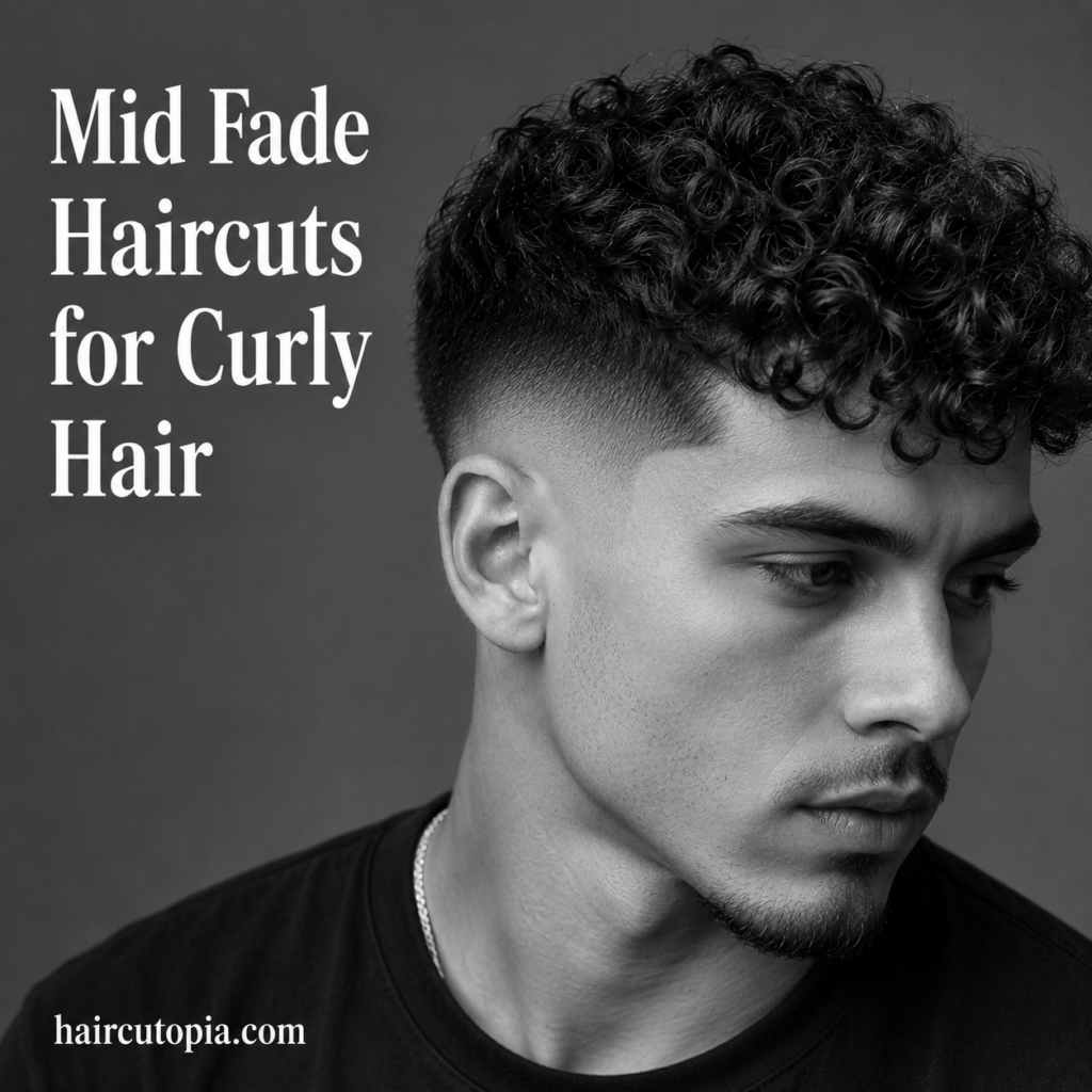 Mid Fade Haircuts for Curly Hair