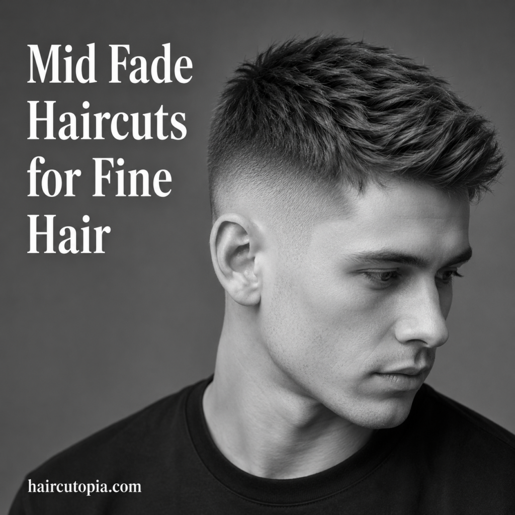 Mid Fade Haircuts for Fine Hair