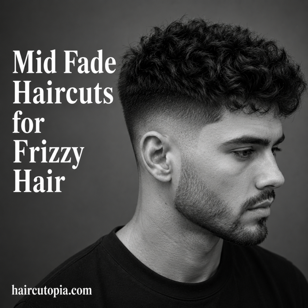 Mid Fade Haircuts for Frizzy Hair