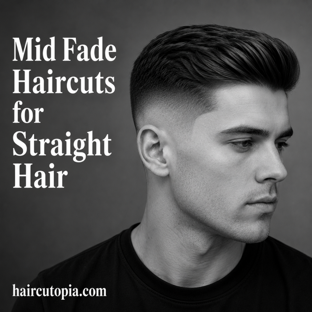 Mid Fade Haircuts for Straight Hair