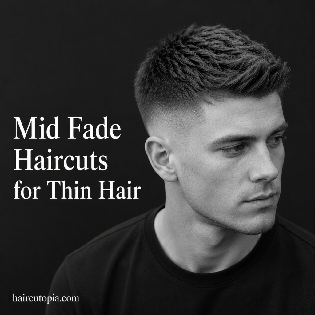 Mid Fade Haircuts for Thin Hair