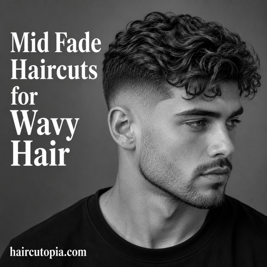 Mid Fade Haircuts for Wavy Hair