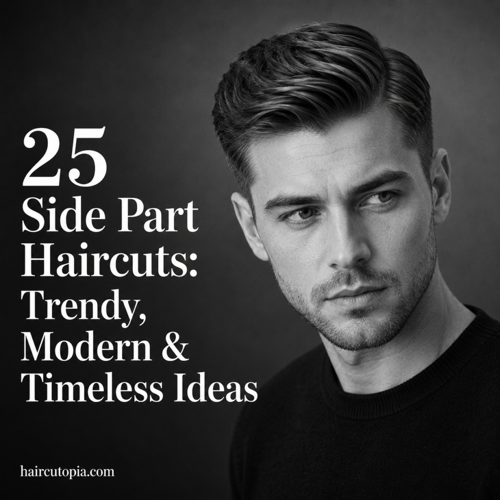 25 Side Part Haircuts: Trendy, Modern & Timeless Ideas