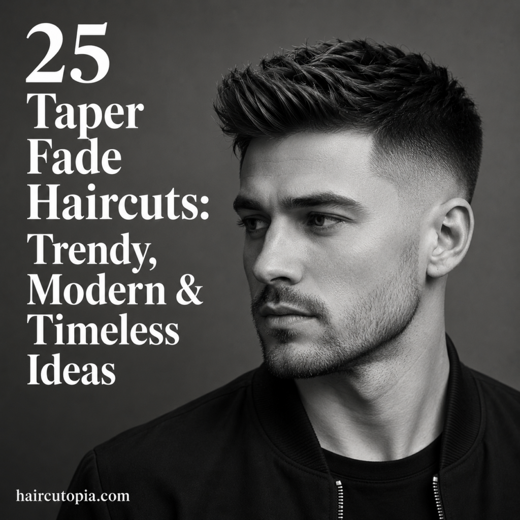 25 Taper Fade Haircuts: Trendy, Modern & Timeless Ideas