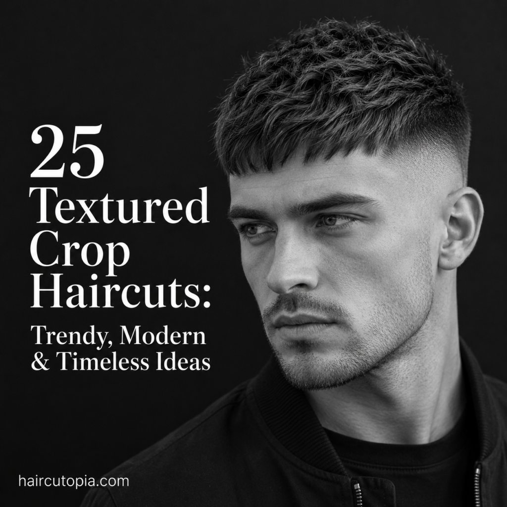 25 Textured Crop Haircuts: Trendy, Modern & Timeless Ideas