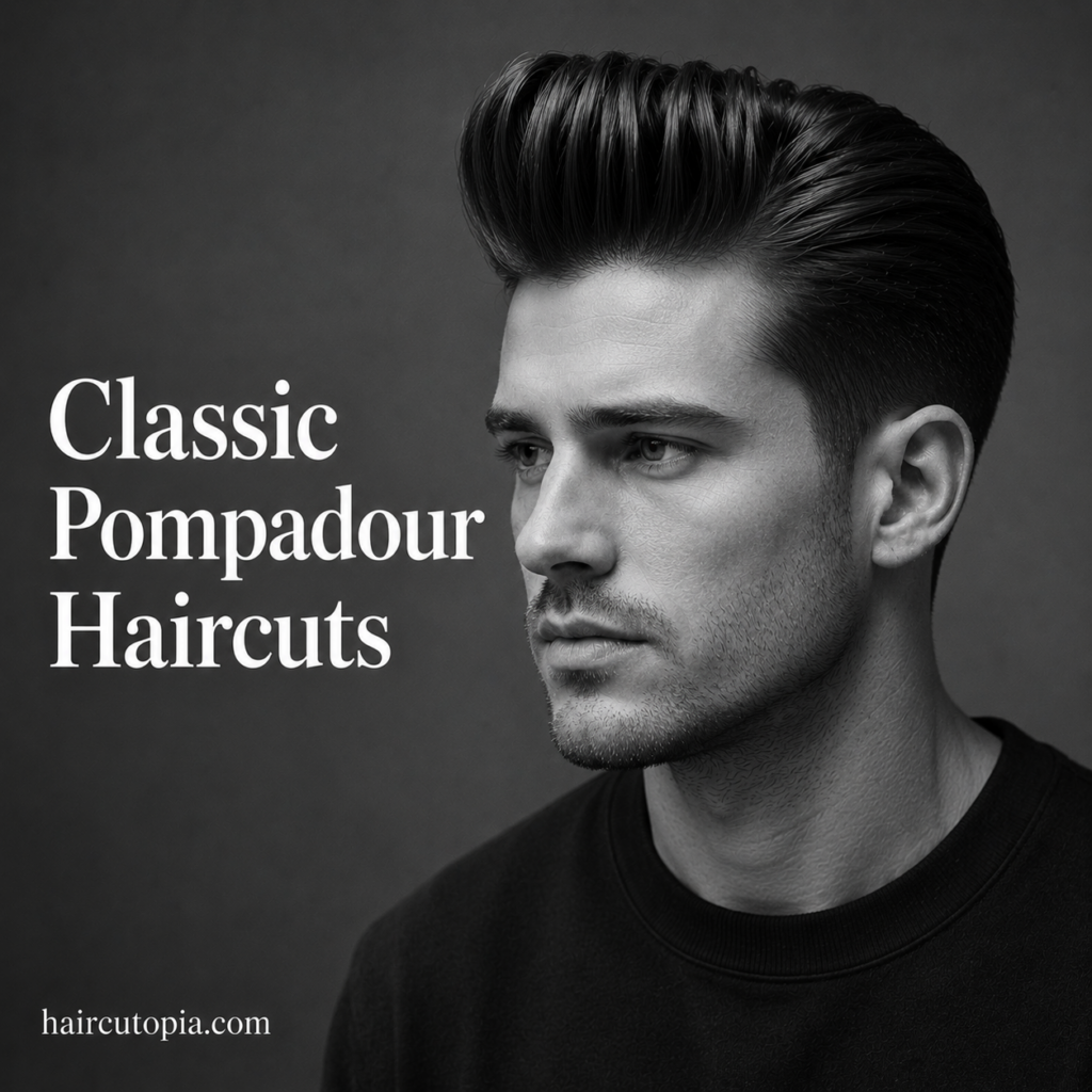 Classic Pompadour Haircuts: Timeless Volume and Refined Style for Men