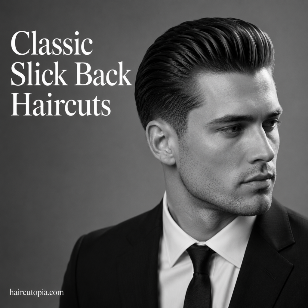 Classic Slick Back Haircuts: Timeless Men’s Styles That Never Go Out of Fashion