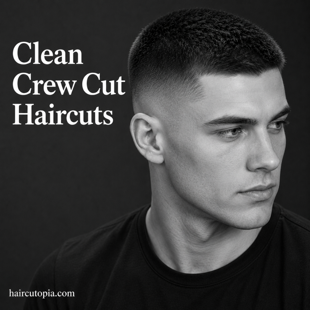 Clean Crew Cut Haircuts