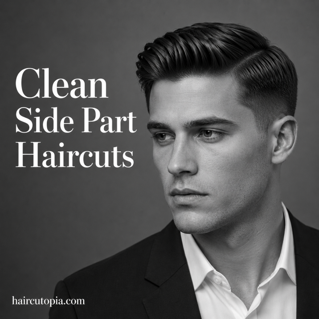 Clean Side Part Haircuts: Sharp, Polished Styles for Men