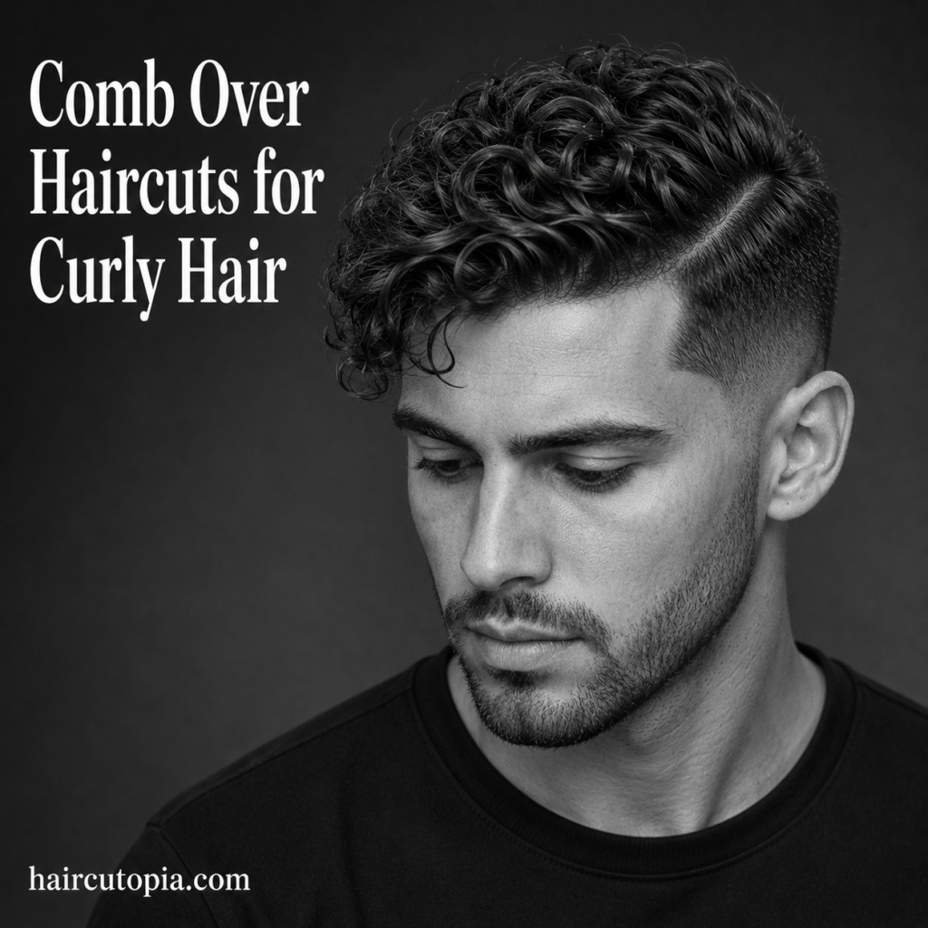 Comb Over Haircuts for Curly Hair