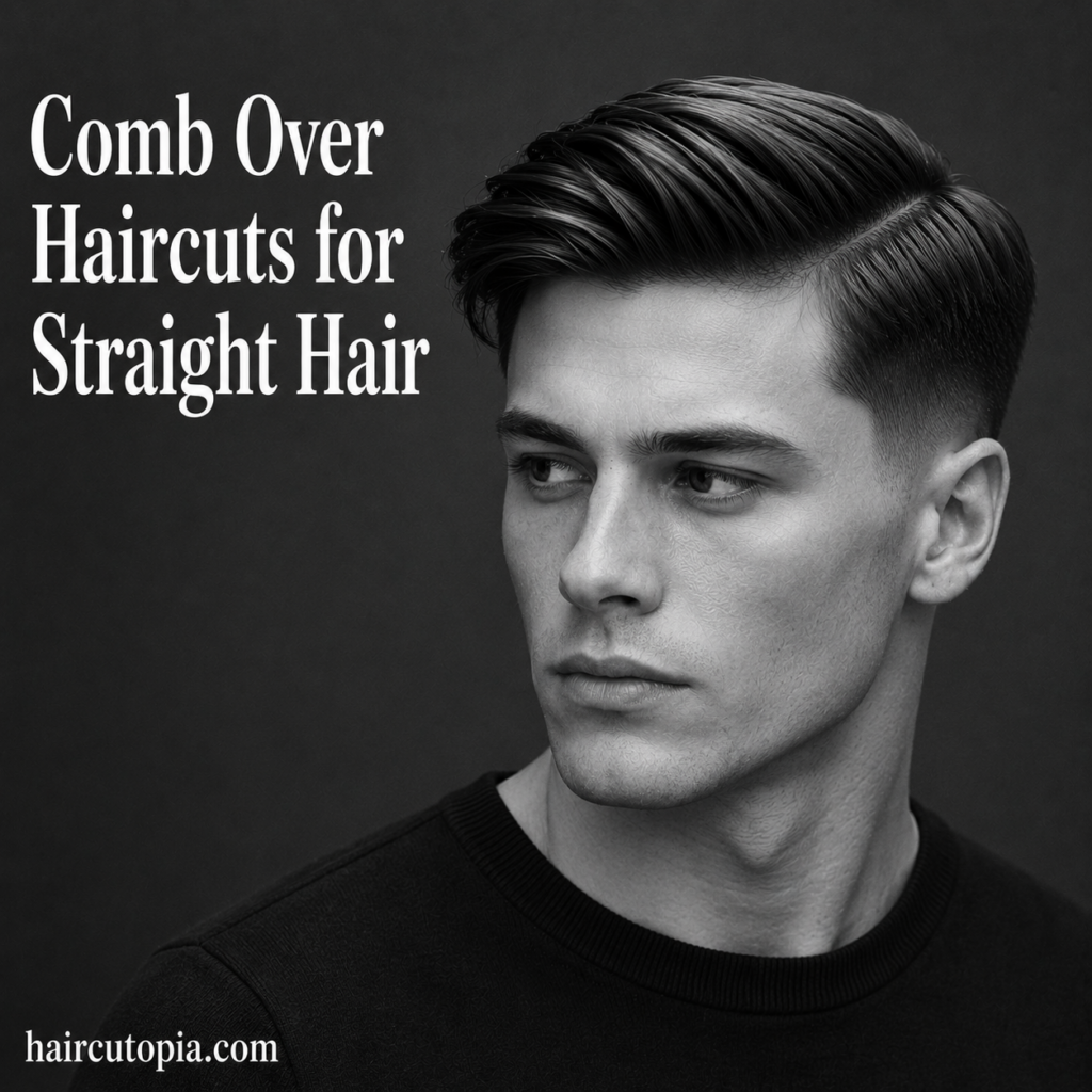 Comb Over Haircuts for Straight Hair