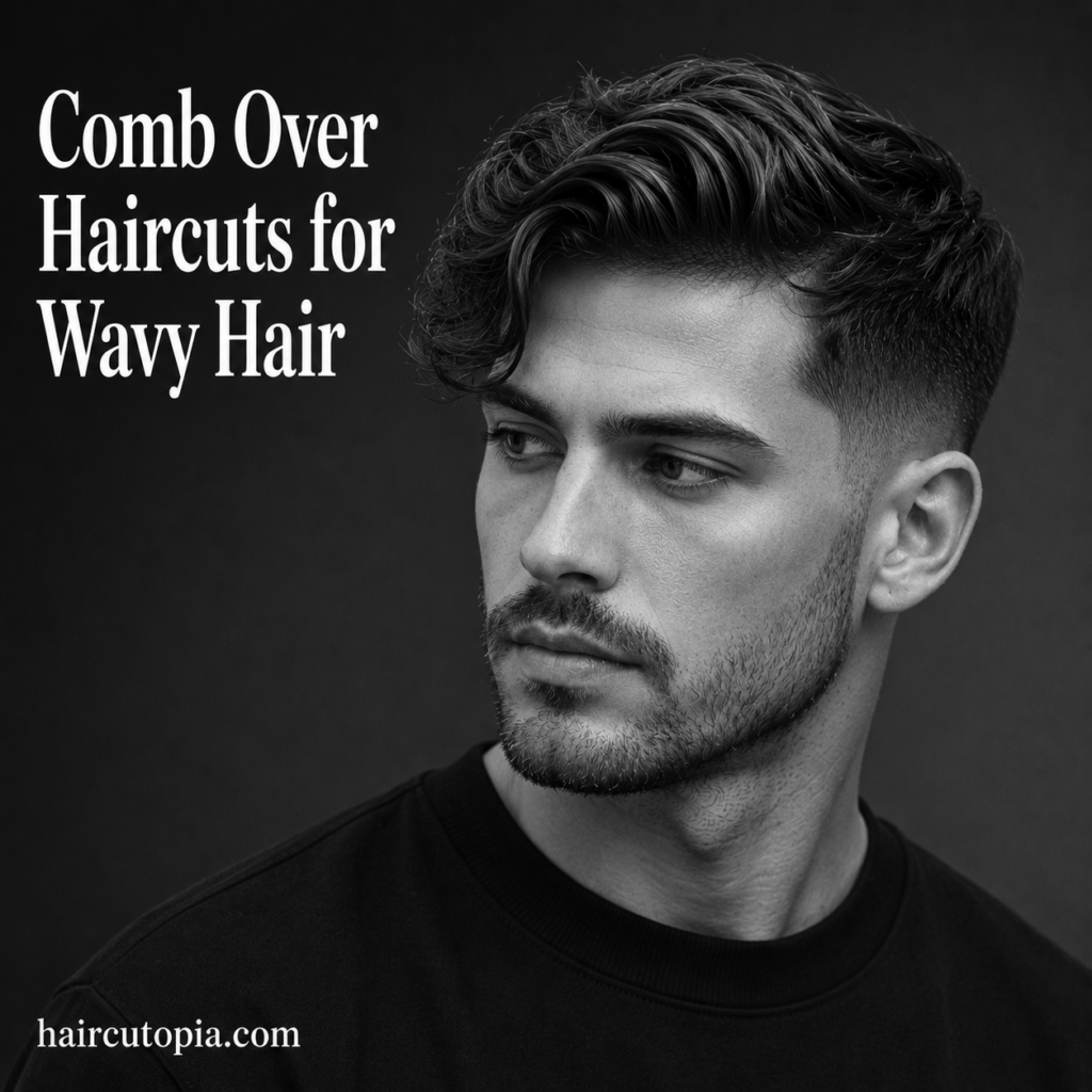 Comb Over Haircuts for Wavy Hair