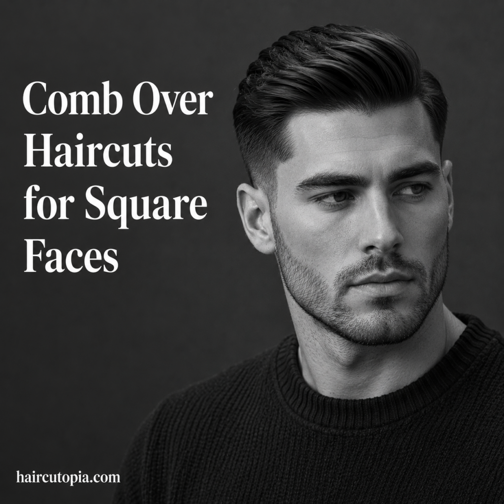 Comb Over Haircuts for Square Faces