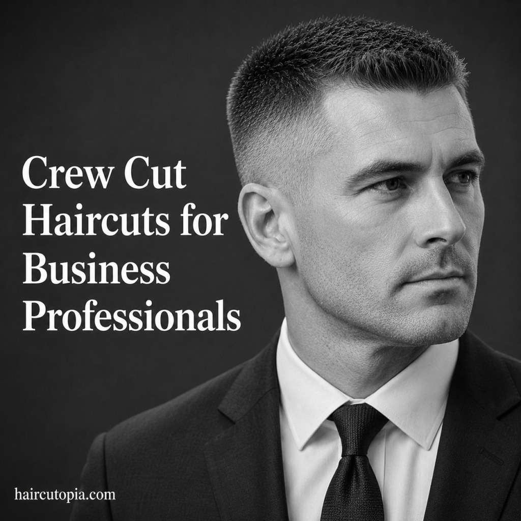 Crew Cut Haircuts for Business Professionals