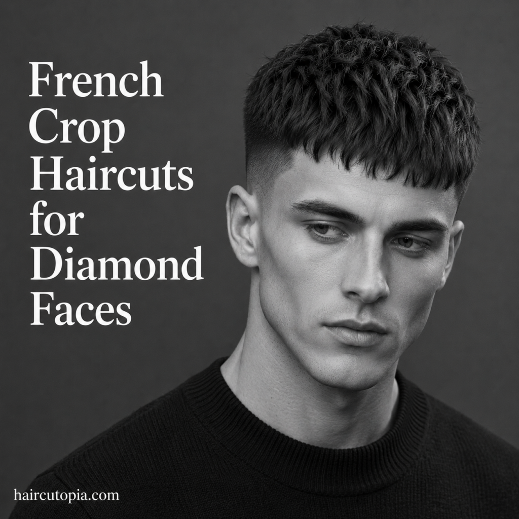 French Crop Haircuts for Diamond Faces: A Modern Style That Enhances Natural Definition