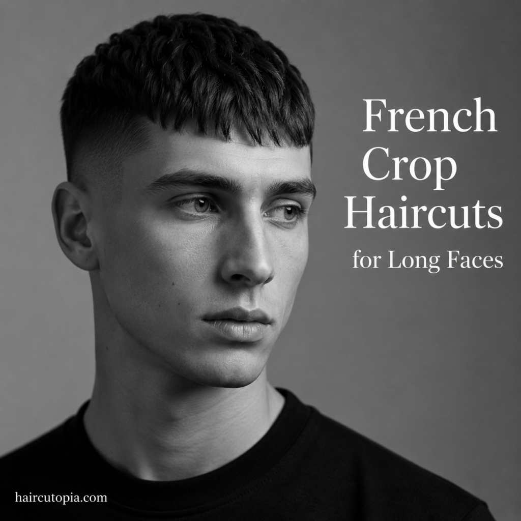 French Crop Haircuts for Long Faces