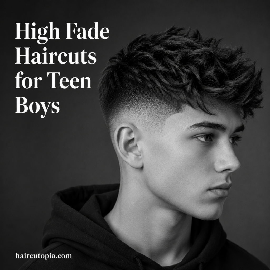High Fade Haircuts for Teen Boys: Modern Styles That Always Look Fresh