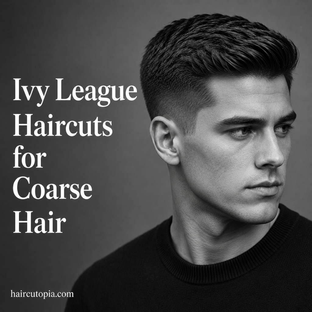 Ivy League Haircuts for Coarse Hair