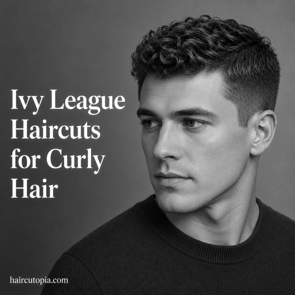 Ivy League Haircuts for Curly Hair