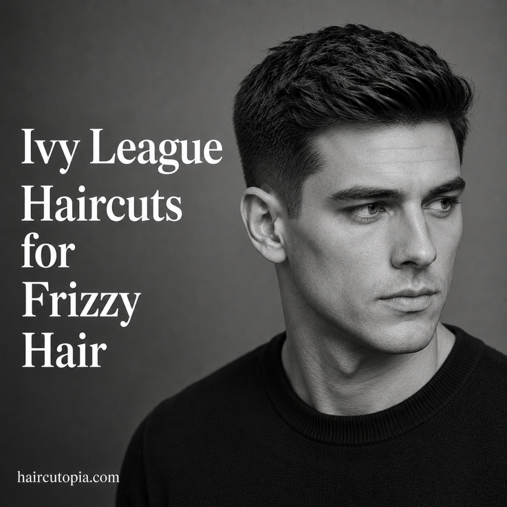Ivy League Haircuts for Frizzy Hair