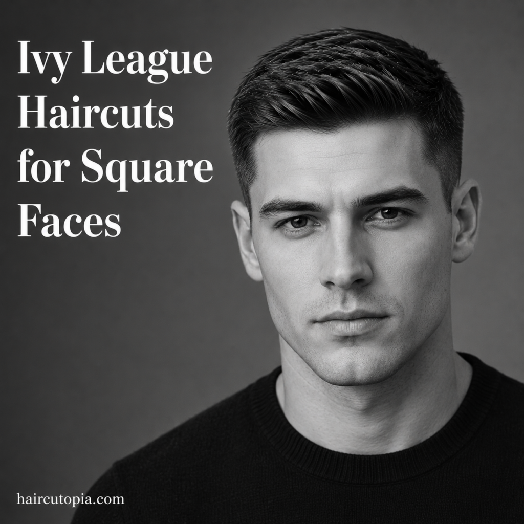 Ivy League Haircuts for Square Faces