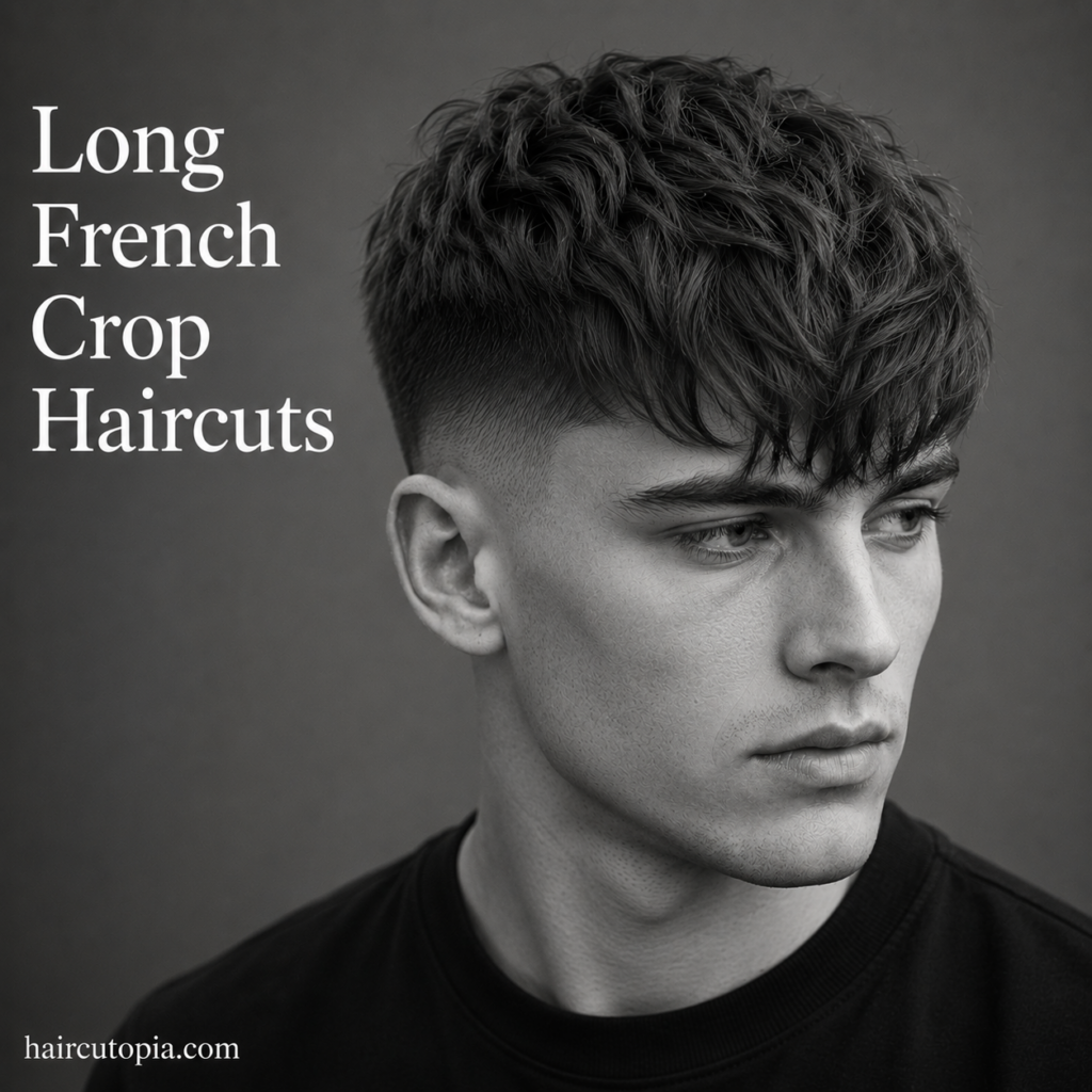 Long French Crop Haircuts