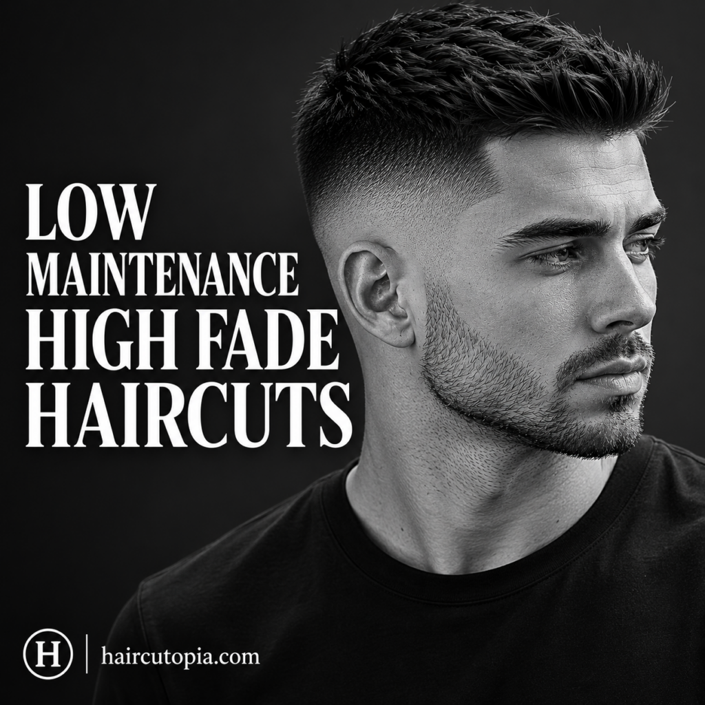Low Maintenance High Fade Haircuts: Clean Styles That Require Minimal Effort
