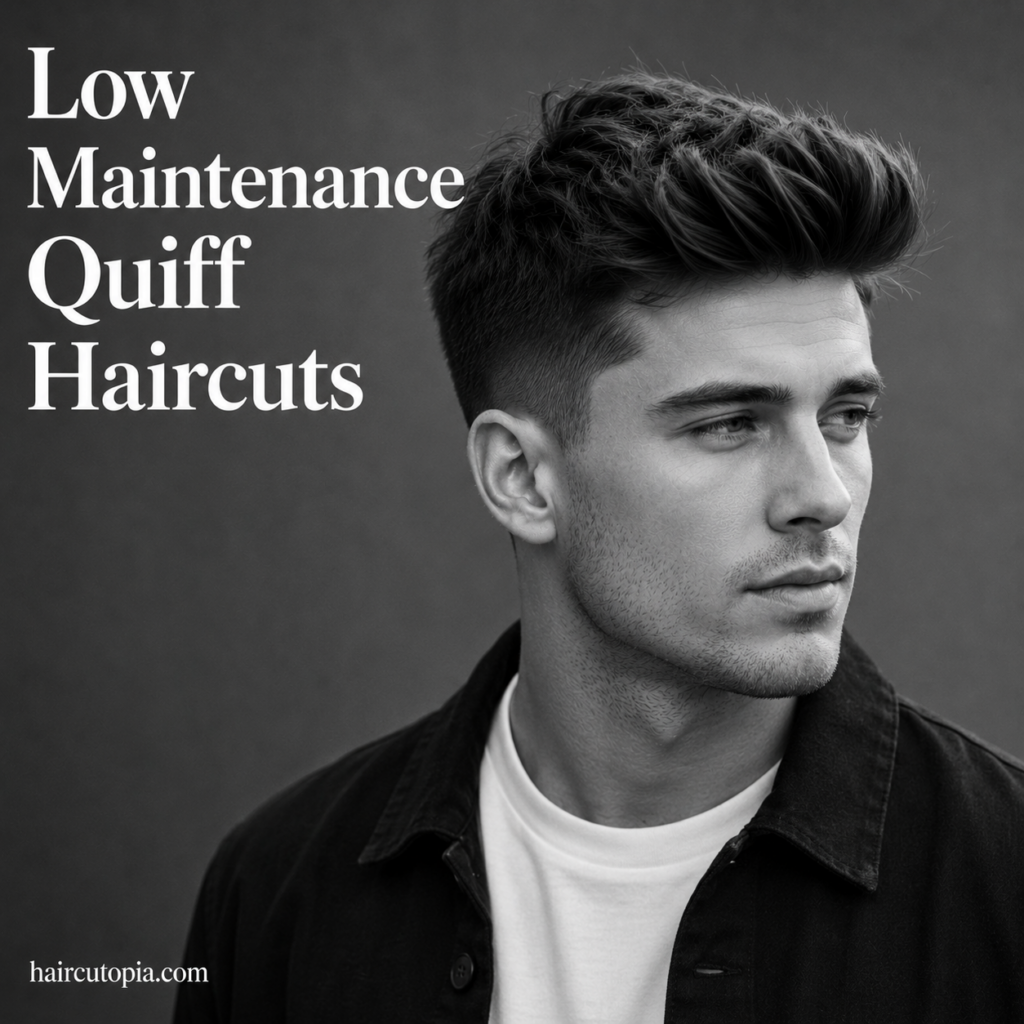 Low Maintenance Quiff Haircuts: Stylish Looks That Are Easy to Wear Every Day