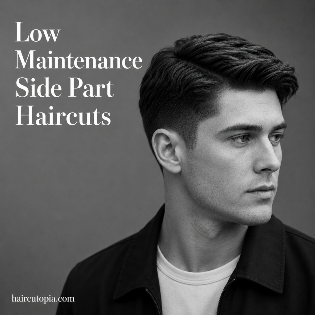 Low Maintenance Side Part Haircuts: Easy Styles That Still Look Sharp