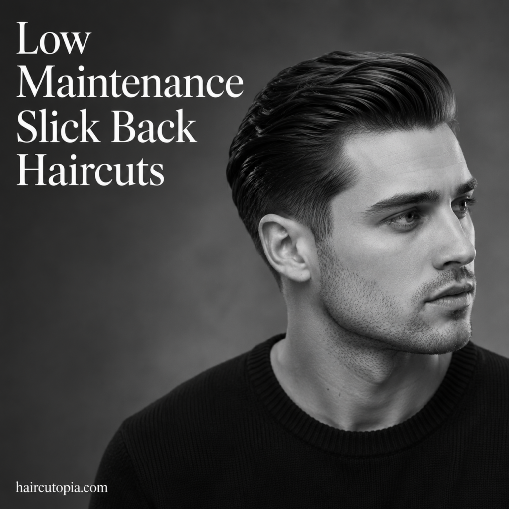 Low Maintenance Slick Back Haircuts: 16 Easy Styles That Stay Sharp with Minimal Effort