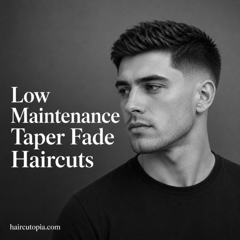 Low Maintenance Taper Fade Haircuts: Stylish Looks That Practically Take Care of Themselves