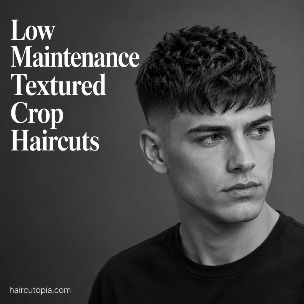 Low Maintenance Textured Crop Haircuts: 25 Easy Styles That Look Great Every Day