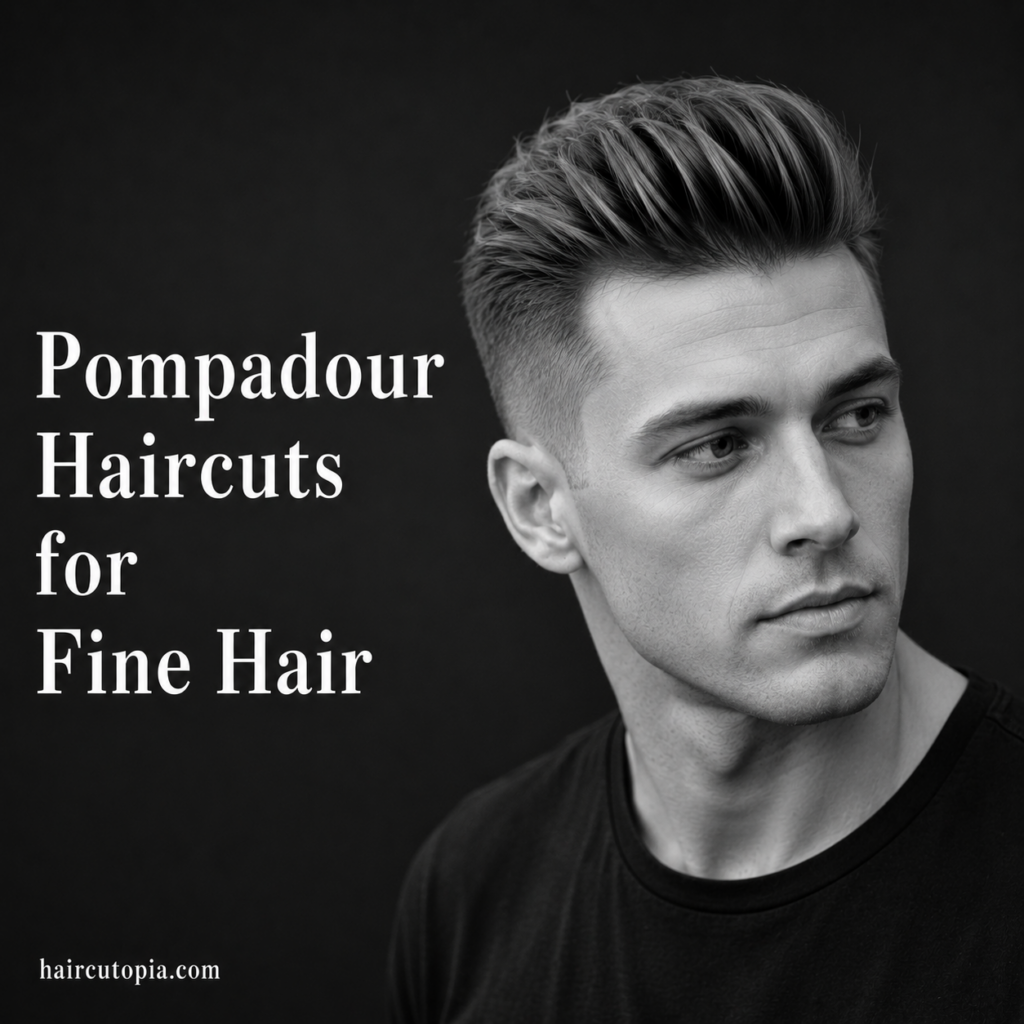 Pompadour Haircuts for Fine Hair