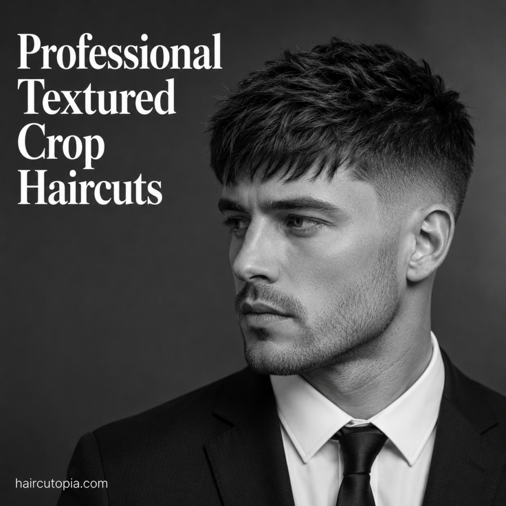 Professional Textured Crop Haircuts: 25 Clean and Modern Styles for the Workplace