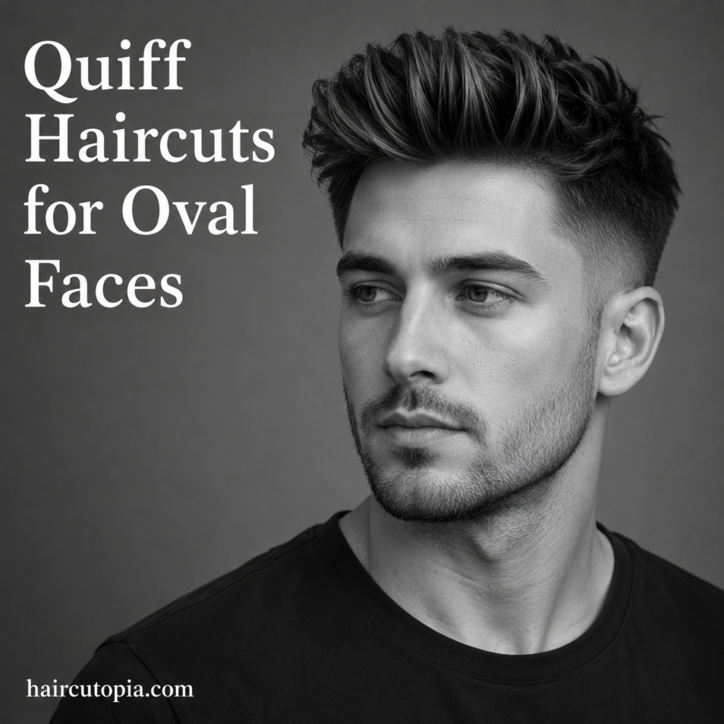 Quiff Haircuts for Oval Faces: The Best Styles, Fades, and Styling Tips