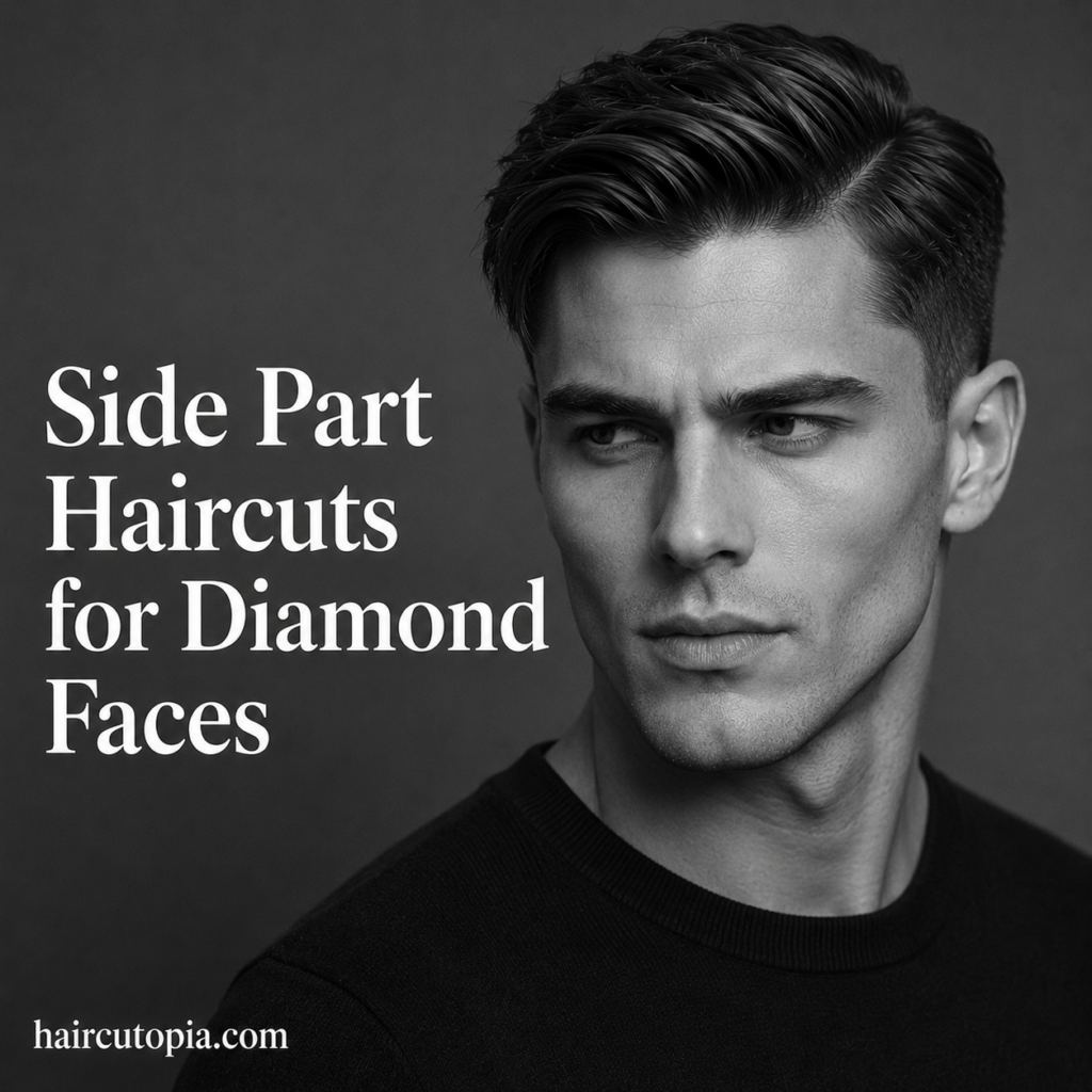 Side Part Haircuts for Diamond Faces: Flattering Styles for Men