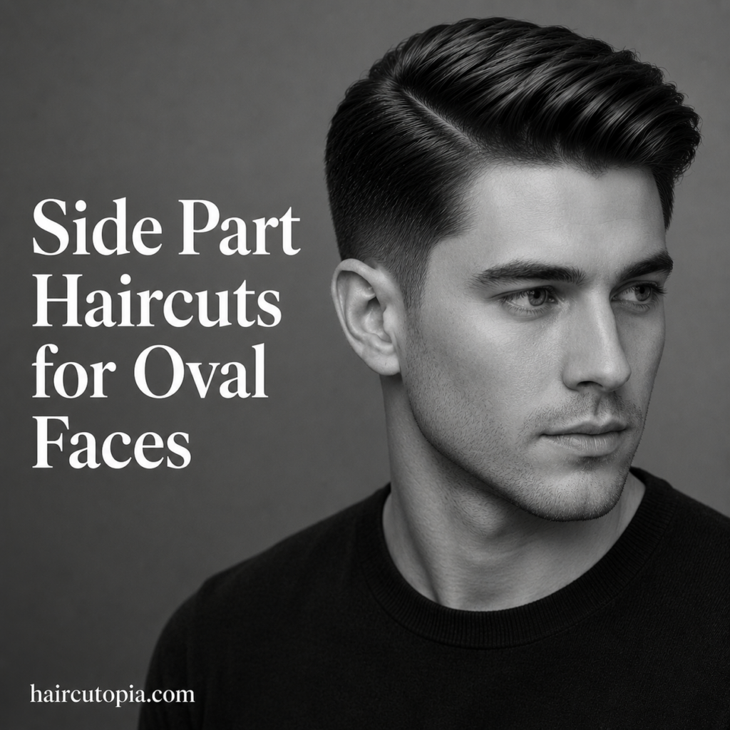 Side Part Haircuts for Oval Faces: The Best Styles for Men