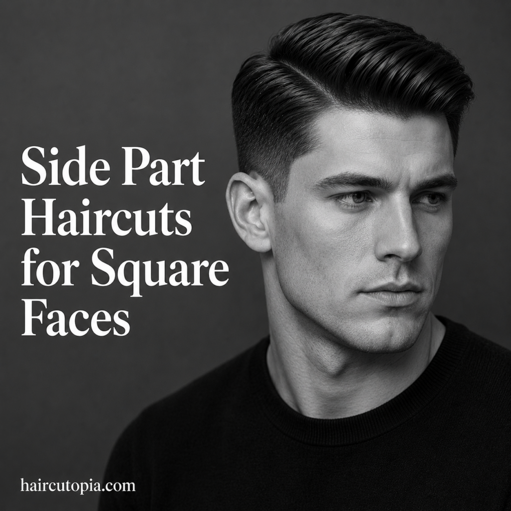 Side Part Haircuts for Square Faces: Flattering Styles for Men