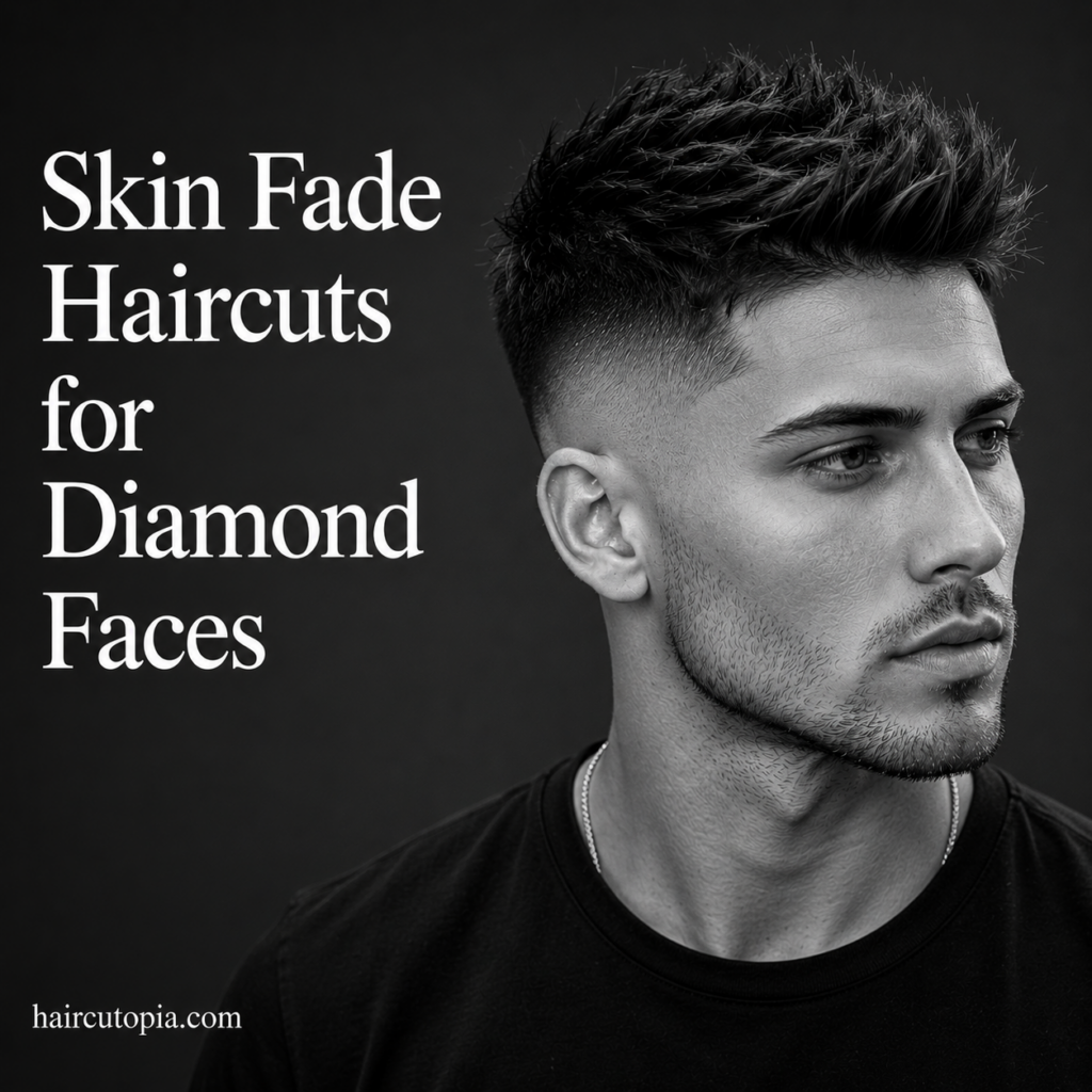 Skin Fade Haircuts for Diamond Faces