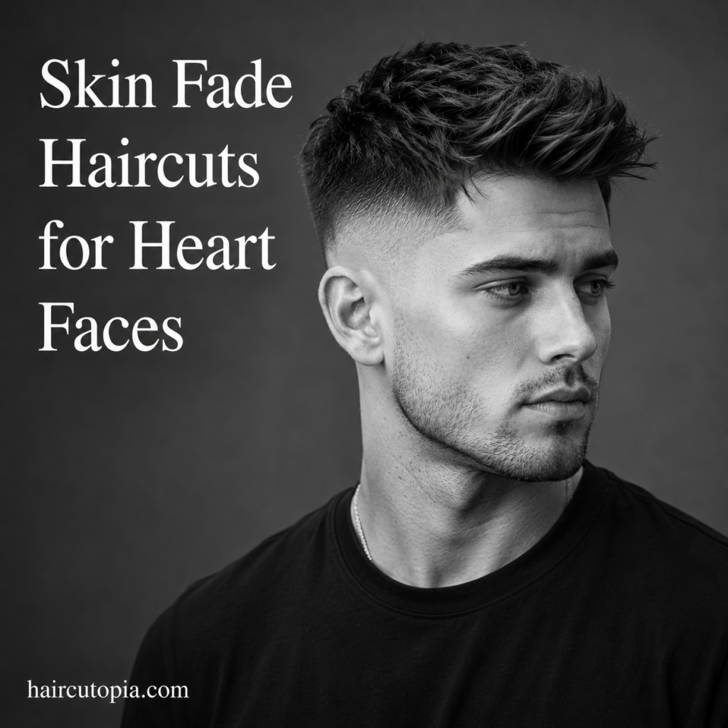 Skin Fade Haircuts for Heart Faces