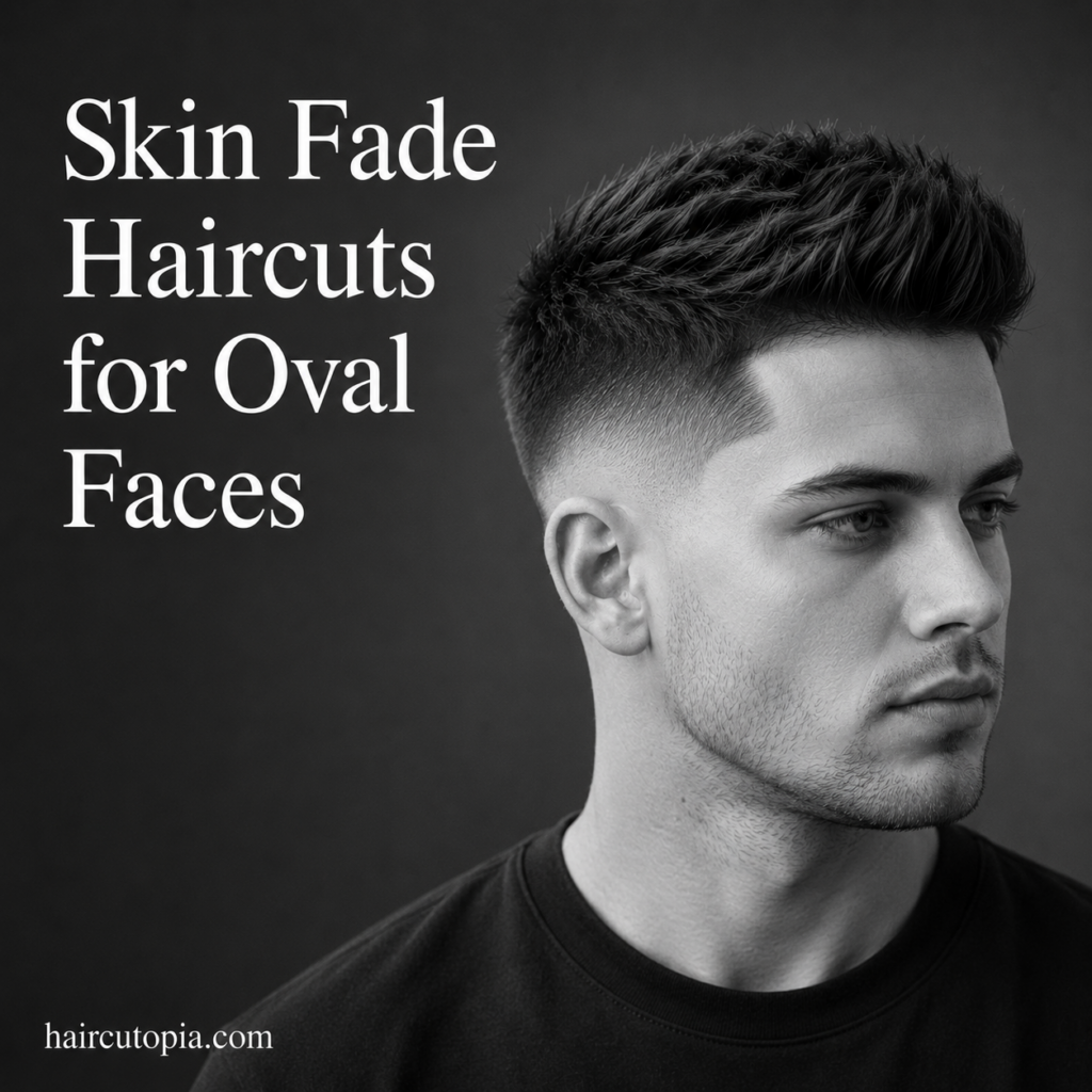 Skin Fade Haircuts for Oval Faces