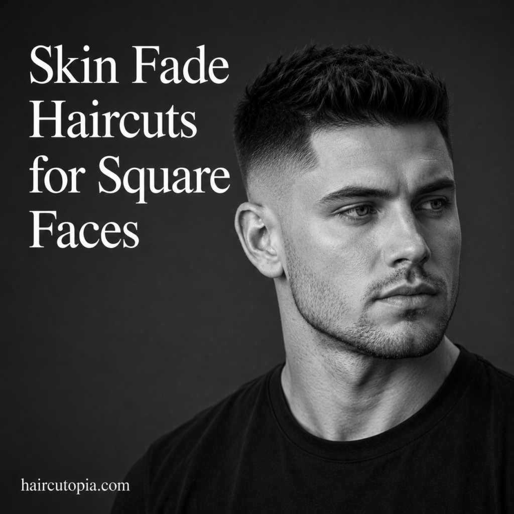 Skin Fade Haircuts for Square Faces
