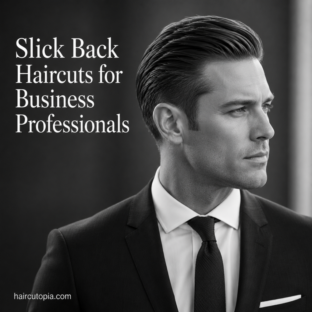 Slick Back Haircuts for Business Professionals: Sharp, Polished Styles That Inspire Confidence