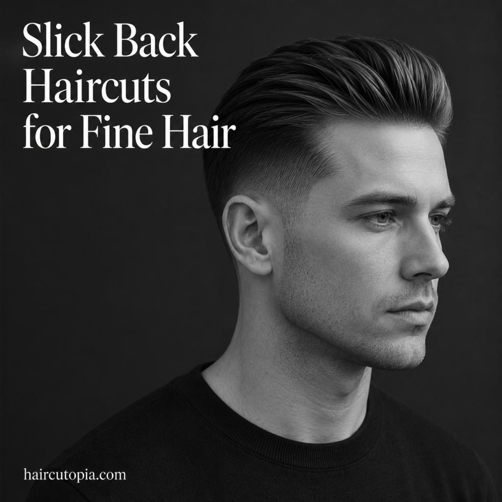 Slick Back Haircuts for Fine Hair: Stylish Cuts That Create the Look of Fuller Hair
